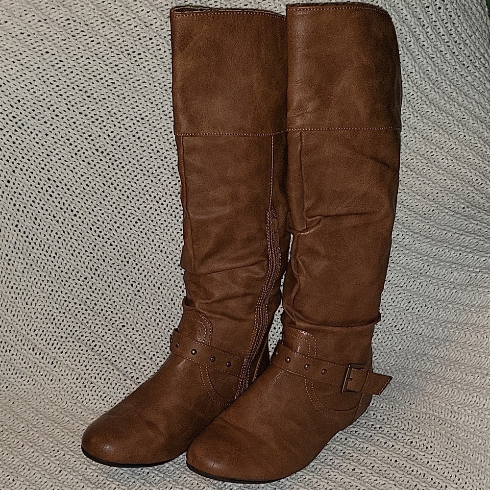 Brown Knee-high Boots